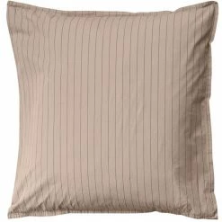 Schlussverkauf ❤️ ByNORD Dagny Bio-Kopfkissenbezug Aus Perkal - 80x80 Cm - Straw White Bark ✨