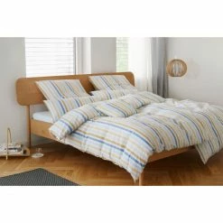 Brandneu ? Elegante Pajamas Kopfkissenbezug Aus Web-Seersucker - 40x80 Cm - Sonne ? -Lexington Shop unnamed file 727