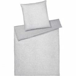 Beste Bewertungen von ? Elegante Whisper Kopfkissenbezug Aus Halbleinen - 40x80 Cm - Hellgrau ?