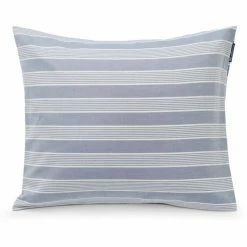 Schlussverkauf ? Lexington Striped Kopfkissen-Bezug Aus Lyocell/Baumwolle - 40x40 Cm - Blue/off White ?