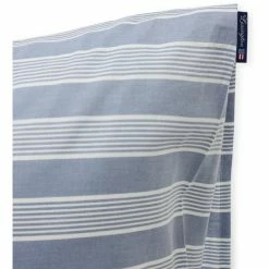 Schlussverkauf ? Lexington Striped Kopfkissen-Bezug Aus Lyocell/Baumwolle - 40x40 Cm - Blue/off White ? 7 Schlussverkauf ? Lexington Striped Kopfkissen-Bezug Aus Lyocell/Baumwolle - 40x40 Cm - Blue/off White ? -Lexington Shop unnamed file 754