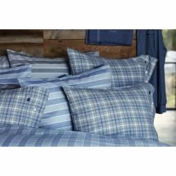 Schlussverkauf ? Lexington Striped Kopfkissen-Bezug Aus Lyocell/Baumwolle - 40x40 Cm - Blue/off White ? 9 Schlussverkauf ? Lexington Striped Kopfkissen-Bezug Aus Lyocell/Baumwolle - 40x40 Cm - Blue/off White ? -Lexington Shop unnamed file 756