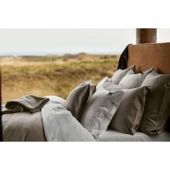 Auslauf ? Lexington Herringbone Kopfkissen-Bezug Aus Flanell - 40x40 Cm - Beige/off White ? -Lexington Shop unnamed file 761