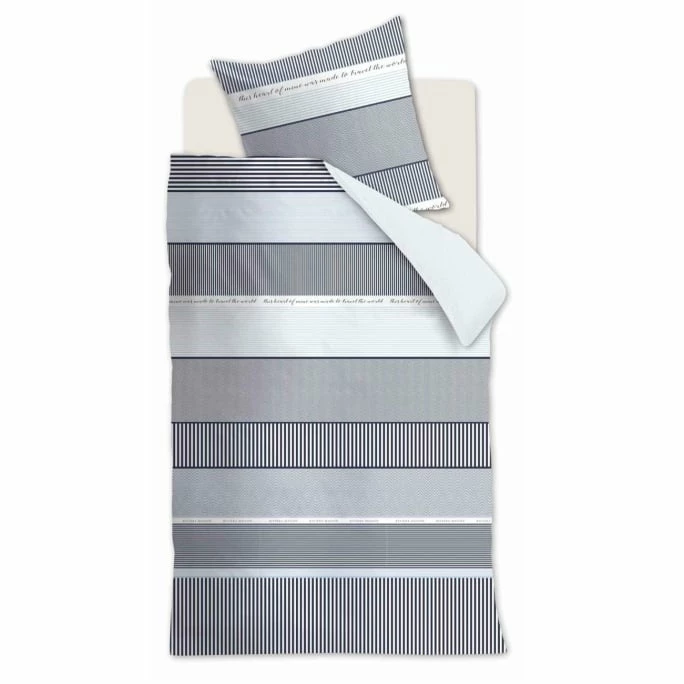 Coupon ? Riviera Maison Rivièra Maison State Travel Kopfkissenbezug - 80x80 Cm - Light Blue ? 1 Coupon ? Riviera Maison Rivièra Maison State Travel Kopfkissenbezug - 80x80 Cm - Light Blue ?