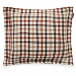 Coupon ? Lexington Checked Kopfkissen-Bezug Aus Flanell - 40x40 Cm - Rustic Brown/off White ? -Lexington Shop unnamed file 819