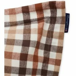 Coupon ? Lexington Checked Kopfkissen-Bezug Aus Flanell - 40x40 Cm - Rustic Brown/off White ? -Lexington Shop unnamed file 820