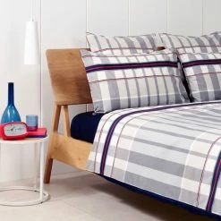 Am billigsten ? Tommy Hilfiger XXL Checks Kopfkissen-Bezug - 40x80 Cm - Grey ⭐ -Lexington Shop unnamed file 836