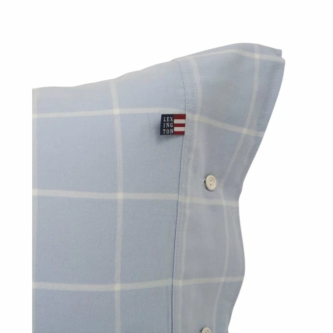 Großhandel ✨ LEXINGTON Hotel Light Flannel Kopfkissen-Bezug - 40x80 Cm - Light Blue/white ? 2 Großhandel ✨ LEXINGTON Hotel Light Flannel Kopfkissen-Bezug - 40x80 Cm - Light Blue/white ? – Bild 2