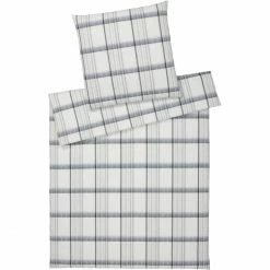 Besorgen ? Elegante Samsö Kopfkissenbezug Aus Web-Seersucker - 40x80 Cm - Grau-sand ?