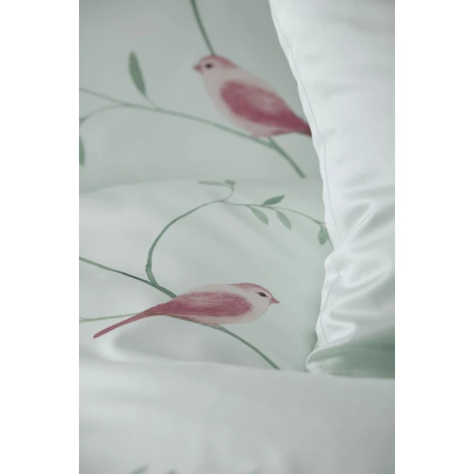 Besorgen ? Elegante Garden Love Kopfkissenbezug Aus Seiden-Satin - 40x80 Cm - Zartgrün ? 2 Besorgen ? Elegante Garden Love Kopfkissenbezug Aus Seiden-Satin - 40x80 Cm - Zartgrün ? – Bild 2