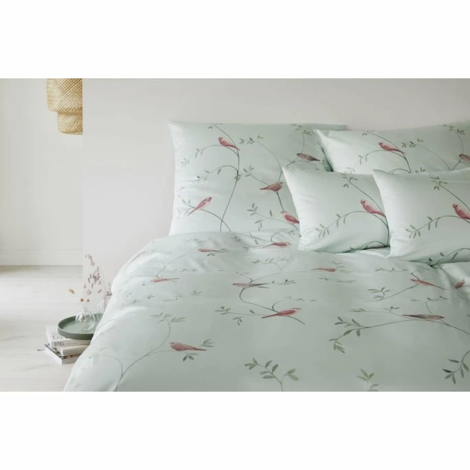 Besorgen ? Elegante Garden Love Kopfkissenbezug Aus Seiden-Satin - 40x80 Cm - Zartgrün ? 3 Besorgen ? Elegante Garden Love Kopfkissenbezug Aus Seiden-Satin - 40x80 Cm - Zartgrün ? – Bild 3