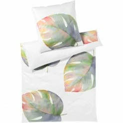 Auslauf ❤️ Elegante Splendid Kopfkissenbezug Aus Mako-Satin - 40x80 Cm - Weiß ?