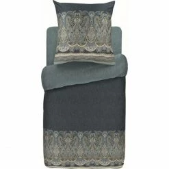 Bestpreis ? Bassetti SABBIONETA Kopfkissenbezug Aus Baumwollsatin - 40x80 Cm - B1-blau ?